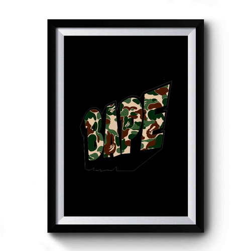 A Bathing Ape X Chrome Hearts Premium Poster
